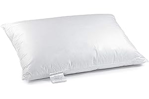 H&F Heimtextilien Jakość premium, poduszka 50 x 70 cm, 1000 g, puch gęsi, 100% naturalny, trójkomorowa poduszka, poszewka: 100% bawełna, 3-komorowa poduszka puchowa, certyfikat Oeko-TEX