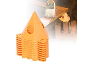 NUOOO Pyramidenständer Dreieckig Kunststoff Fußständer Holzbearbeitung 10 Stück Maler Pyramide Stehen Malen von Pyramiden Unterstellpyramiden für Anstreicharbeiten Malständer