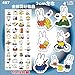 Produktbild Set 39 Sticker MIFFY High Definition HD (andere Modelle erhältlich) + gratis 1 Rakel Marouflage DansLesVapes® (40MIFFY1)