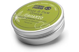 NOSEPRINT Organic 50ML 100% Natural Dog Nose & Paw Balm Paw Protector | Paw Balm For Dogs | Dog Paw Moisturiser Dog Paw Balm Moisturises And Conditions And Relieves Dry And Cracked Pads
