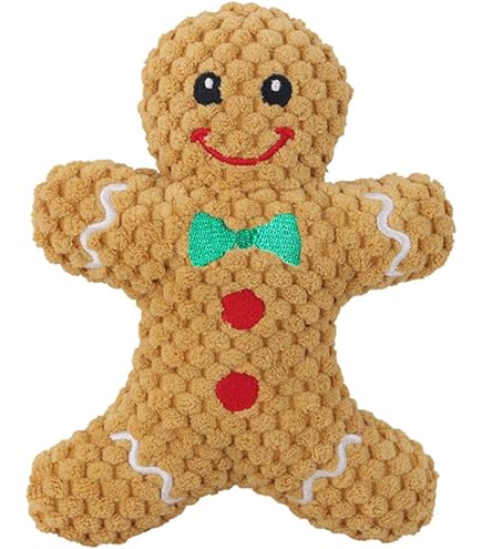 Balacoo Weihnachtsmann Quietschspielzeug Für Hunde – Plüschtiere Für Hundewelpen, Interaktiv, Rot, 20x13x5 Cm