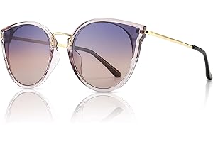 SUNGAIT Damskie ponadwymiarowe kocie oko polaryzacyjne okulary przeciwsłoneczne vintage okulary przeciwsłoneczne ochrona UV -SGT969