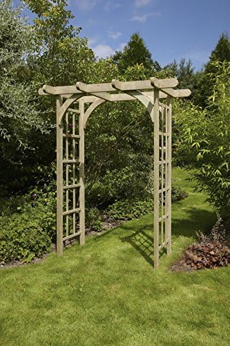 HGG Rose Arch for Climbing Plants &amp; Roses - Outdoor Patio Solid Wood Garden Furniture