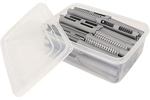 FILFEEL 25pcs Curling Perm Rod Hair Styling with Safe Perming Rod for Short Hair, Clip On Hair, Resin Material,