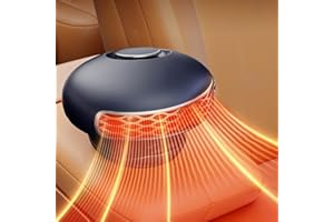 MUPKVY Chauffage portable pour voiture, 12V 150W puissance de chauffage et de refroidissement rapides en 60 secondes, déshumidificateur et dégivreur portable, connexion à l'allume-cigare pour voiture