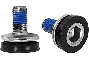 CYCLINGCOLORS 2X VIS DE Serrage MANIVELLE M8x100 BOITIER PEDALIER AXE Carre Acier Frein Filet Velo VTT Route Ville VTC