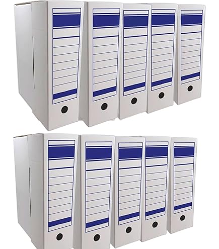 Contenitore Archivio KING MEC Per 4 Scatole - Bianco - Organizzazione Documenti - Foto 6