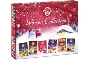 GENERICO Pompadour Tè | Collezione Inverno Assortimento di Tisane alla Frutta Senza Caffeina - 1 x 30 Bustine di Tè (82.5 Gr)