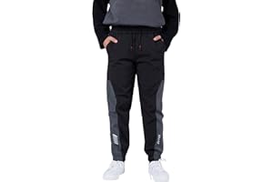 SERENYOU Boys Waterproof Trousers Softshell Trekking Pants Kids Outdoor Hiking Joggers Age 5-14 Years