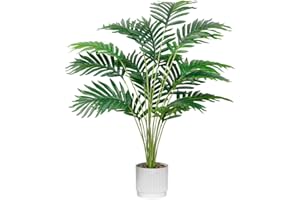 Laelfe 71 cm Pianta Finta da Interno Monstera - 18 Foglie Monstera Pianta Finta di Palma Tropicale Artificiale Per Decorazione Interna Esterna di Casa, Ufficio, Giardino, Soggiorno