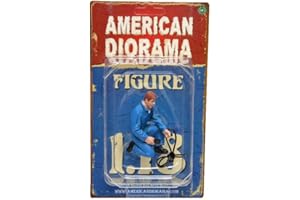 American Diorama- Miniature Voiture de Collection, 77446, Bleu