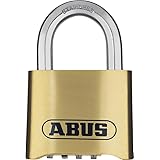 ABUS Zahlenschloss 180IB/50 - Vorhängeschloss aus Messing - wetterfest - mit individuell einstellbarem Zahlencode - ABUS-Sich