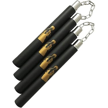 Nunchaku bleu en mousse résistante - Idéal entraînement Nunchaku bleu en mousse résistante - Idéal entraînement