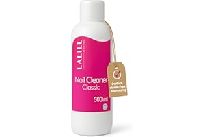 LALILL Nail Cleaner 500 ml – Sgrassatore Unghie UV Gel – Pulitore per Smalto Semipermanente, Gel, Acrilico e Pennelli – Solvente Unghie Professionale