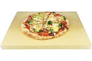 HS KAMINE Pietra refrattaria per pizza, 40 x 30 x 3 cm