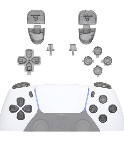 eXtremeRate Tasti per ps5 Controller BDM-030/040/050/060,D-Pad Trigger R1 L1 Grilletti R2 L2 Pulsante Share Option Ricambio per ps5 Joystick BDM 030 eXtremeRate Tasti per ps5 Controller BDM-030/040/050/060,D-Pad Trigger R1 L1 Grilletti R2 L2 Pulsante Share Option Ricambio per ps5 Joystick BDM 030