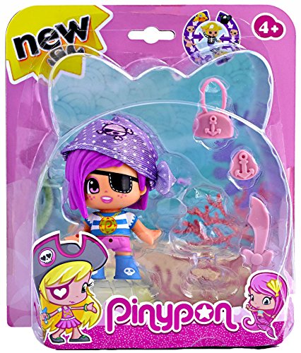 Pinypon 700013363-3 Spielfigur: Pirat mit Meerjungfrau