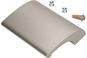 KOTARBAU Maniglia per porta del balcone in alluminio, effetto acciaio inox, maniglia per porta del terrazzo, scritta in lingua tedesca Luxe, sicura per fumatori e porte di chiusura