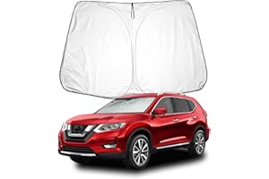 BIXUAN Parasol Compatible con Nissan X-Trail T32 NT32 2015-2020 y Renault Koleos 2017-2022 - Cubierta de Parabrisas Delantero para Coche - Bloqueo UV