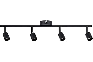 ‎PAULMANN Paulmann 66758 Spotlight Carolina 4-flammig max. 4x10 Watt Deckenleuchte Schwarz matt Spot Metall GU10 Deckenstrahler ohne Leuchtmittel