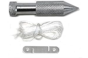 fiXte Plumb Bob and Line Set 126g with 4.5m Line Builder Measuring Surveying Tool