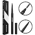 LAVOSSY Void Beard Filler Pencil Dark Brown with blending brush, Easily Fill with beard pencil filler for men, Water/Sweat Proof for All Hair Types