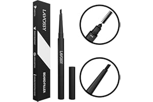 LAVOSSY Stylo à barbe (Value Pack (Pack of 3), Light Brown)