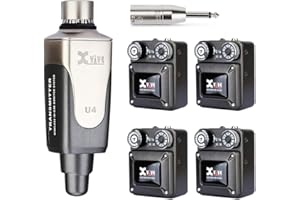 Xvive U4 Système sans Fil avec 1 émetteur et 4 récepteurs