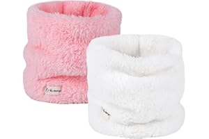 FADCAER Winter Neck Warmer Thick Fleece Kids Baby Scarf Boys Girls Round Thermal Windproof Dustproof Face Covering Autumn Winter for Cycling Motocycle Outdoor Sports