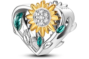 NARMO Zawieszki do bransoletek, srebro wysokiej próby 925, wiszące zawieszki, motyl, księżyc, gwiazda, zwisające zawieszki dla kobiet, bransoletka, naszyjnik