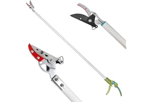 FLORA GUARD 80cm Tree Pruner, Tree loppers Long Reach - Lightweight & Strong, Ideal for Removing High Branches and Fruit Picking