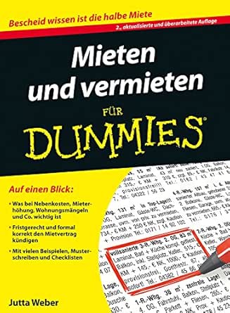 Mieten Und Vermieten Fur Dummies Ebook Weber Jutta Amazon De Kindle Shop
