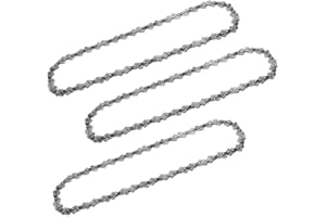 KtbeYTi 3 Piezas Cadena de Motosierra 8 Pulgadas 45TG Mini Cadenas de Sierra de Repuesto para Cortadoras de Ramas en El Jardín