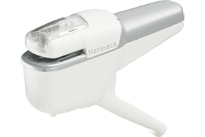 Kokuyo SLN-MSH110PW Heftgerät Heftgerät, handlich, 10 Stück, blassweiß, 10 Blatt