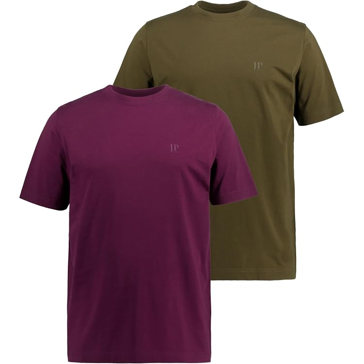 Herren T-Shirt Doppelpack Von Redfield | Übergrößen XXL Bis 10XL, 100% Baumwolle, Bequem