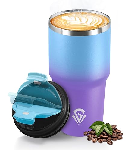 HoneyHolly Thermobecher 600 Ml – Edelstahl Isolierbecher, Auslaufsicher, Hält Heiß & Kalt Stundenlang