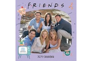 Friends 2024 Calendar, Month To View Square Wall Calendar, Official Product: Original Danilo-Kalender [Mehrsprachig] [Kalender]
