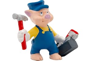 Bullyland 12492 – lekfigur slang från Walt Disney De tre små grisarna, ca 7,2 cm, detaljrik, perfekt som en liten gåva för ba