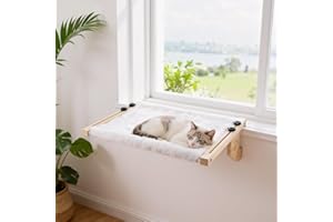 MICHIHOMIE Cat Radiator Bed, Hanging Cat Bed for for Indoor Window - Solid & Durable, with Washable Soft Fleece Cover