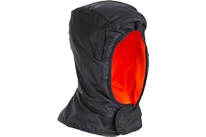 Winter Hard Hat Liner, Thermal Fleece Lining, Shoulder Length, Ergodyne N-Ferno 6842, Black