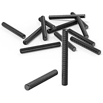 8 Tiges Filetées M8 X 60 Mm - Acier Inoxydable A2V2 Noir | DIN976