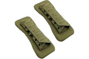 ACEXIER Taktische Weste Schultergurt Pad Rucksack Atmungsaktive Mesh Kissen Pad Laser Schneiden Für Jagd Weste Outdoor Rucksäcke, Schwarz