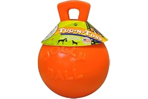 Jolly Pets Tug-n-Toss Dog Toy, 20 cm, Orange,Red