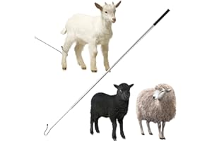 EIKIOLY gancho para patas de cabra herramientas para atrapar ovejas gancho de acero inoxidable para patas de oveja gancho para atrapar cabras dispositivo de captura de ovejas herramienta para atrapar ovejas