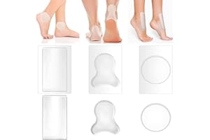 Mepase 6 Pcs Gel Ankle Pads Ankle Gel Discs Ankle Protector Brace Roller Skates Accessories for Men Women Boots Figure Ice Skating Hockey Inline Hiking Riding Ski Ankle Protection