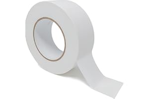 ArmaKit Heavy Duty Duct Tape | 48mm wide x 50M length | Industrial Tape Grade - Strong Gaffer Tape indoor and outdoor use, thick gaffa tape patch and seal tape (White)