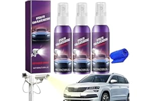 FZYSJVE Spray invisibile for targa auto, Spray protettivo invisibile for targa, Spray blocca telecamera targa, Spray trasparente for targa auto, Privacy migliorata, Protezione targa anti telecamera(3pcs)