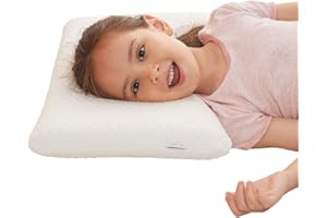 SIKAINI Health Children Pillow for Bed Sleeping Memory Foam Neck Pillow for Kids (3-10 Jahre-1)