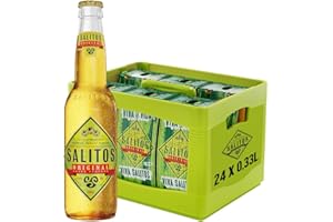 ‎SALITOS SALITOS ORIGINAL Tequila Biermix, 24 x 0,33l Glas Mehrwegflaschen im Kasten, enthält 6 x 4er Pack, Biermixgetränk mit Tequila-Geschmack, tropischer Note, 5,9% Vol. - erfrischend leichter Sommerdrink