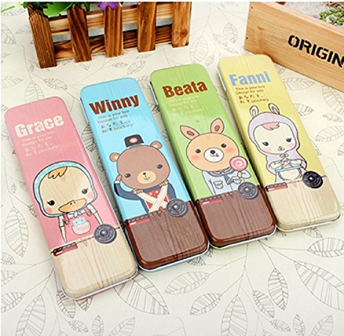 Preisvergleich Produktbild K&C Kinderstudenten Bleistifttasche Pen Case 4 Stk